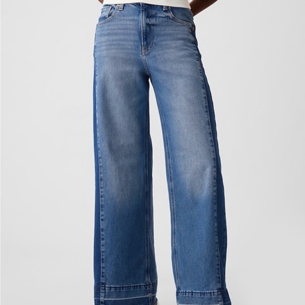 GAP High Rise Stride Wide Leg Jeans, 29